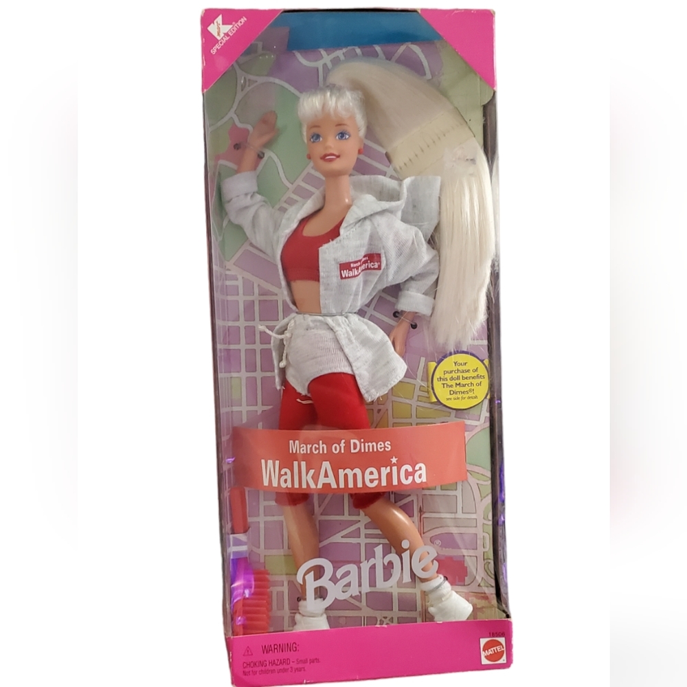 Vintage Barbie March of Dimes Walk America Special Edition. New In Box.